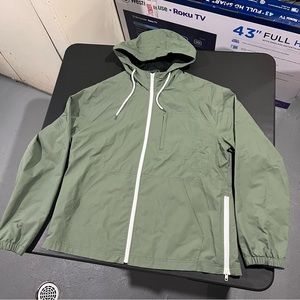 American Rag Green Windbreaker Jacket